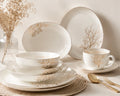 Golden Branch Porcelain Tea Cup & Saucer Set